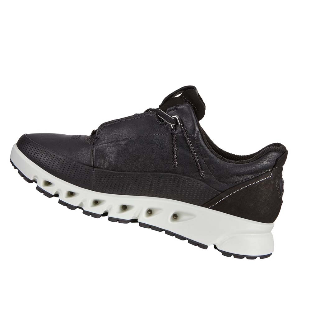 Women's Ecco Multi-vent Outdoor Sneakers Black | USA 226XYU